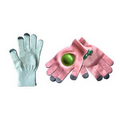 Fingerless Cheering Gloves With A Plastic Disk/Clapper Acrylic Gloves